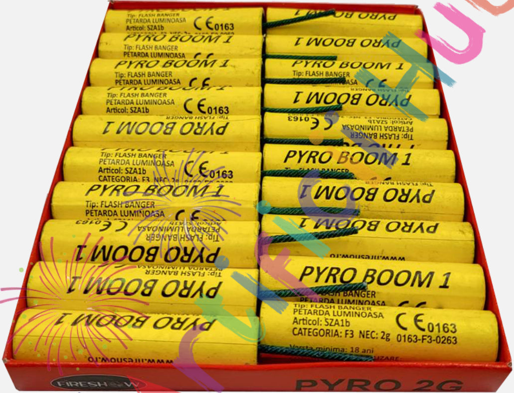 Petarde PYRO BOOM 1, 20buc./set, 2 Grame