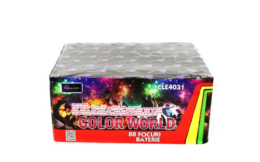 Baterie de artificii Color World 88 focuri 20 mm